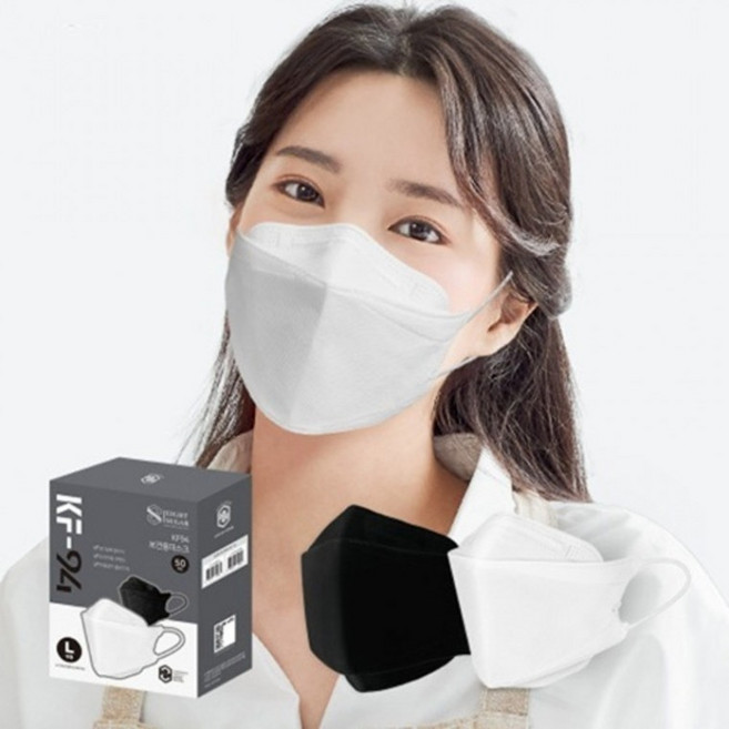 KF94 에어데이즈 화이트 새부리형 보건용 마스크 소형 50매