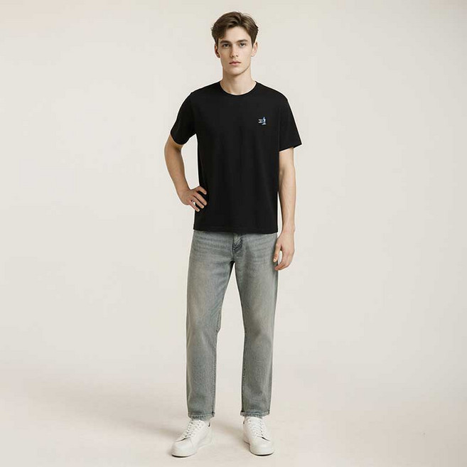 행텐 스판 이너밴딩 테이퍼드 데님팬츠 10530-055-601-10