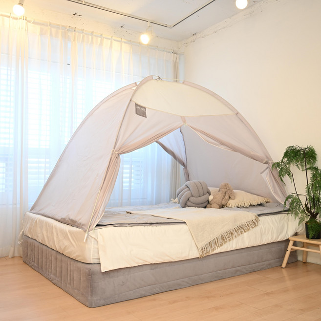 자자데코 프리미엄 양문 원터치 난방텐트 + 보관가방