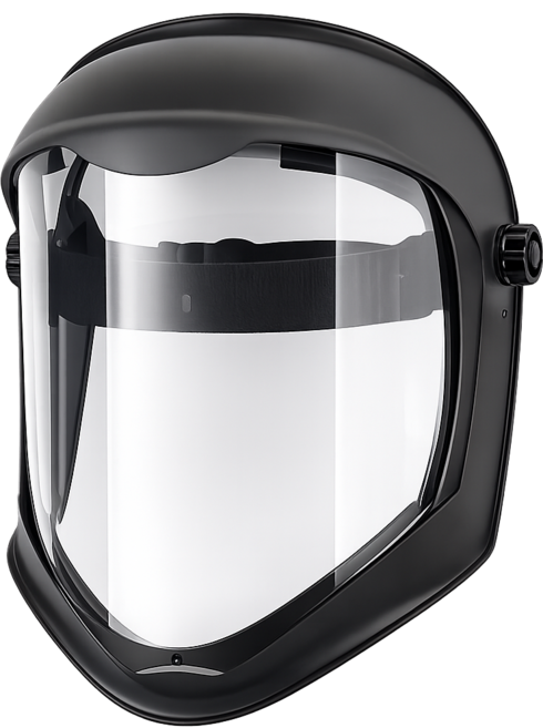 툴릭스 방호 페이스쉴드 벌초 예초기 안면보호구 투명보안면 용접보안면, 1세트, 투명