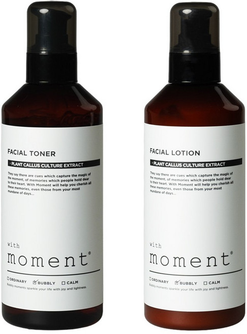 위드모먼트 250ml 스킨1개+로션1개 페이셜토너 페이셜로션 호텔용 고급화장품, 1개