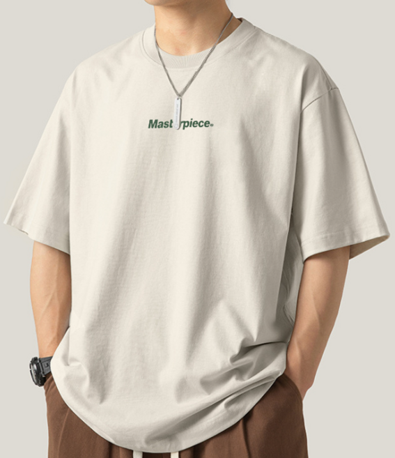 프라임스톤 남성용 세미 오버핏 반팔 티셔츠