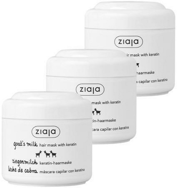 지아자 산양유 헤어팩 머스크향 200ml 3개