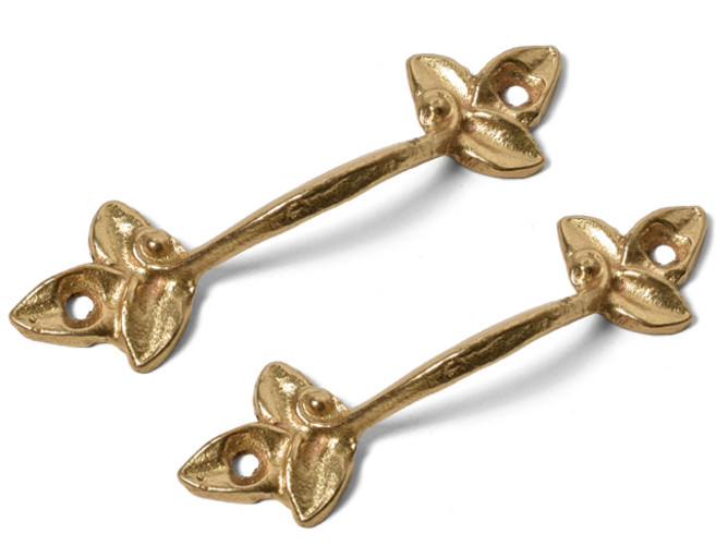 황동주물 FP-01 가구손잡이 골드 2개