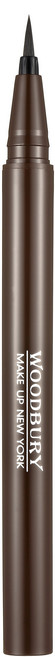 우드버리 울트라 HD 롱 앤 롱 브러쉬 아이라이너 0.6g, 브라운, 2개