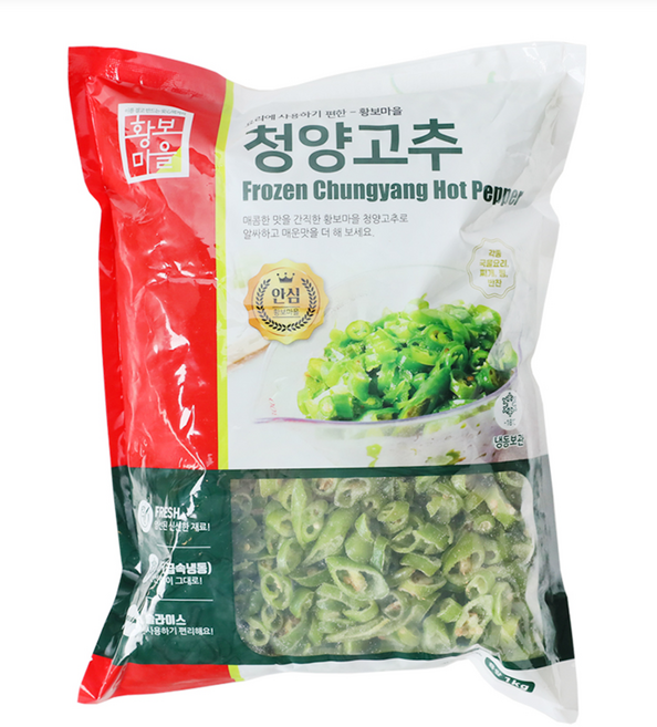 황보마을 냉동청양고추 1kg, 6개
