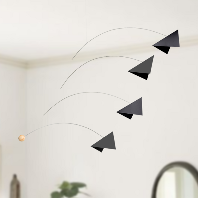 [당일발송]플렌스테드 모빌 신기루 Flensted Mobiles Fatamorgana, 신기루_화이트&블랙