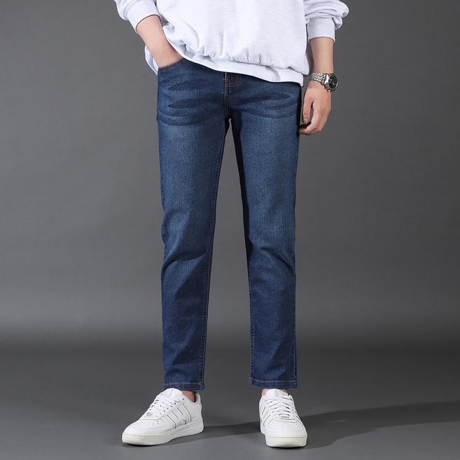 후앙스 허리 속밴딩 스트레이트 스판 일자 데님 청바지 팬츠 GZCP-5150