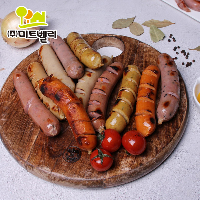 [HACCP미트벨리] 수제 모둠소시지 6종(1kg), 1개, 1kg
