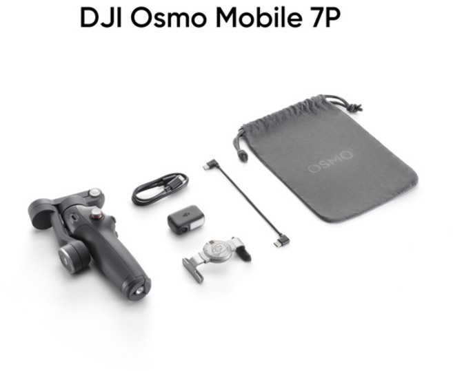 DJI Osmo 모바일 7P 내장 익스텐션 로드 및 삼각대 10 시간 배터리 수명 휴대폰 충전 OM 7P, 01 OM 7P, 01 CHINA, 1개