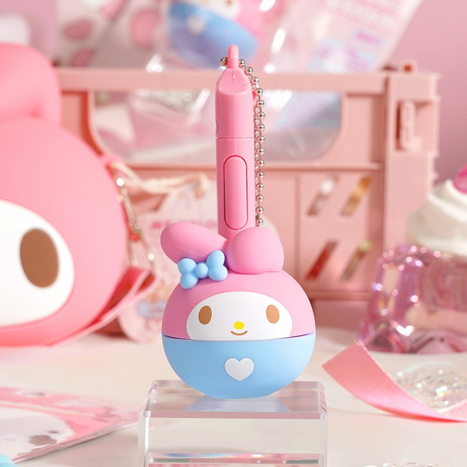 (신제품) 오타마톤 멜로디 산리오 캐릭터즈 헬로키티 마이멜로디 쿠로미 시나모롤 폼폼푸린 키링 장난감, 마이멜로디(1707), 1개