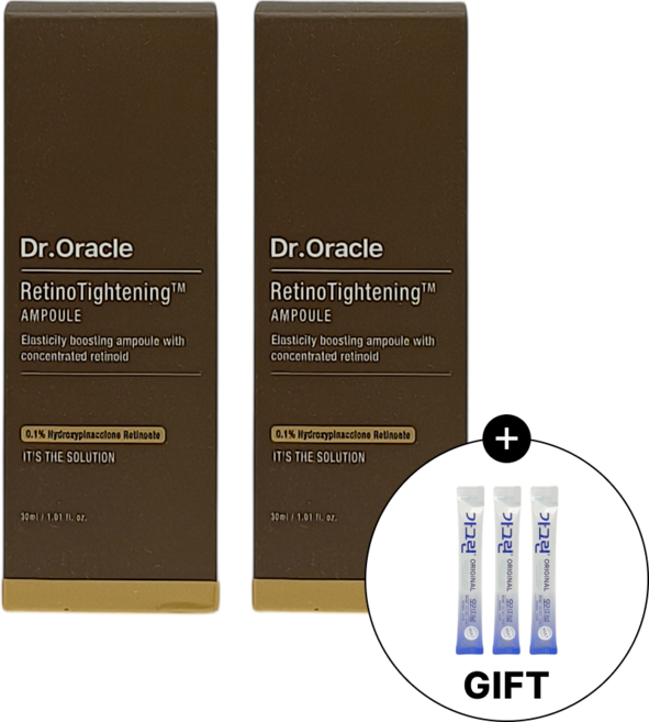 [리뉴얼] 닥터오라클 레티노 타이트닝 비타민A 레티놀 모공 앰플 세럼, 30ml, 2개