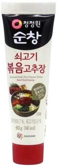 청정원 쇠고기볶음고추장 60g 60개