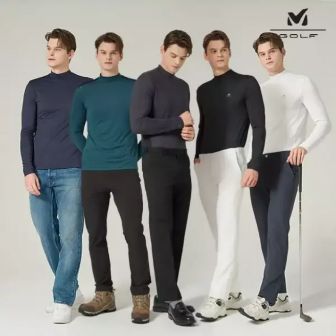 밀레 골프밀레골프 26SS 최신상 에어 쿨 메시 긴팔 셔츠 5종 세트 남성 1938338