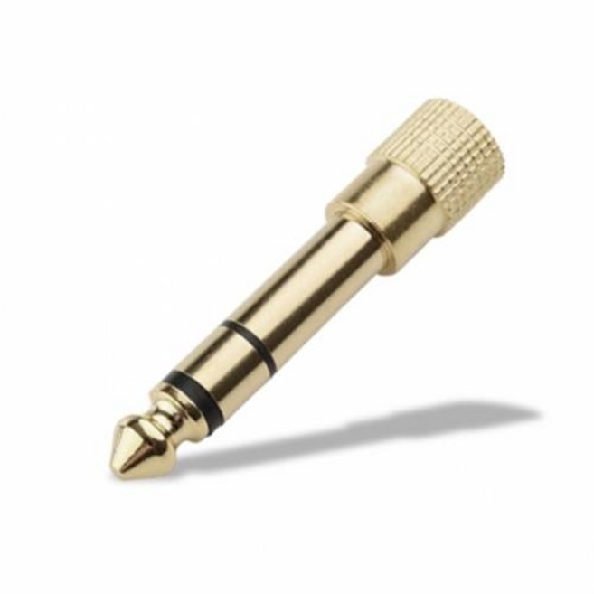 CableMate 3.5스테레오(F) to 5.5스테레오(M) 골드메탈 변환젠더 CM660 STEREO 3.5mm 암단자 5.5mm 수단자 ST변환젠더