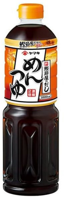 일식 국물 조미료 야마키 멘츠유 1000ml 페트병x6개입, 1L