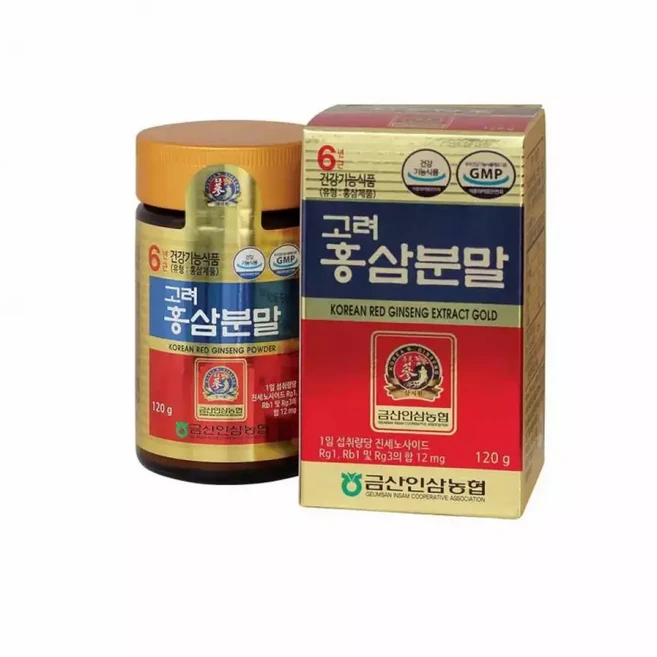 금산인삼농협 삼지원 6년근 고려 홍삼분말 x 2개 설 명절 선물세트, 60g, 1개
