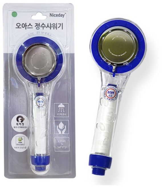 나이스데이 오아스 정수샤워기, 1개, 상세설명 참조