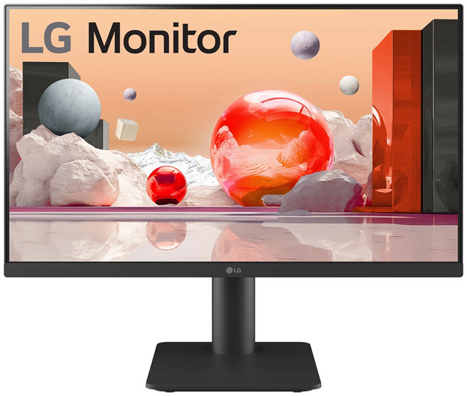 LG 24MS550 60cm(24인치) FHD IPS 100Hz 5ms 사무용모니터 슬림베젤 스피커내장 높낮이 조절, 60.4cm
