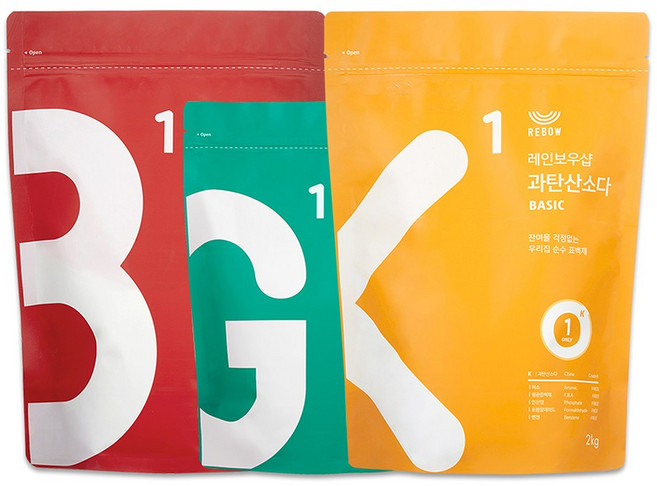 레인보우샵 실속 대용량 3종 세제세트, 1세트