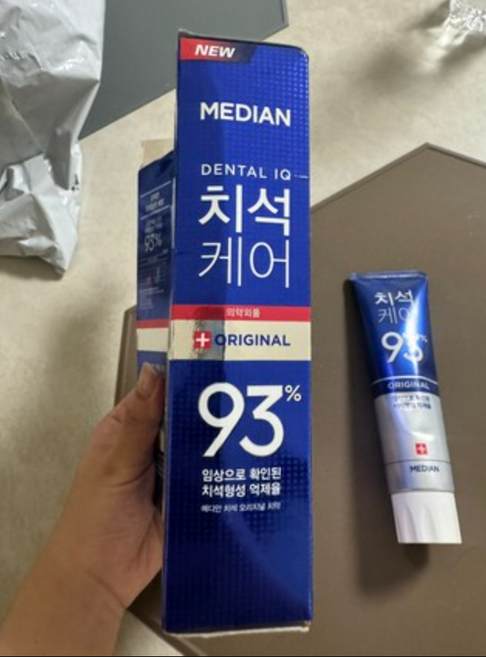 메디안 치석 케어 오리지널 치약, 120g, 1개