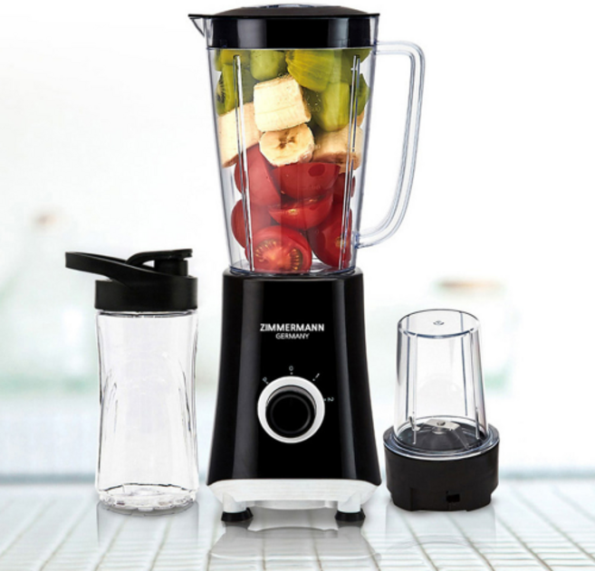 짐머만 텀블러믹서기 블랙 [ZTB-S1070B] 가정용 믹서기 1000ml 텀블러포함 미니 블랜더 분쇄기, ZTB-S1070B