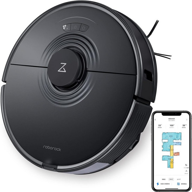 로보락 S7 로봇청소기 블랙 S702-04 일본직수입 빠른출고, S7 블랙(단체)