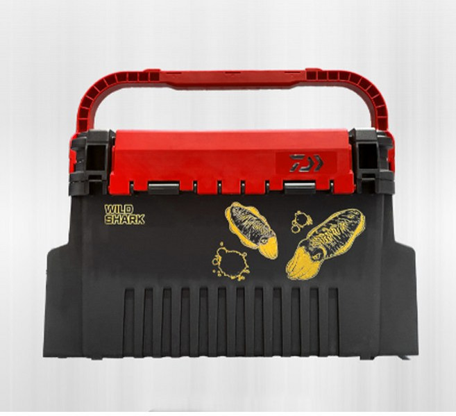 와일드샤크 스티커 무늬오징어 갑오징어 태클박스 낚시쿨러 아이스박스 커스텀 낚시용품, 1개, 시그니처 골드