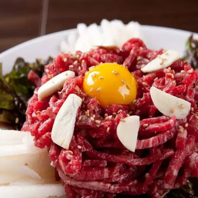 산들한우 1++등급 한우 육회 150g 3개