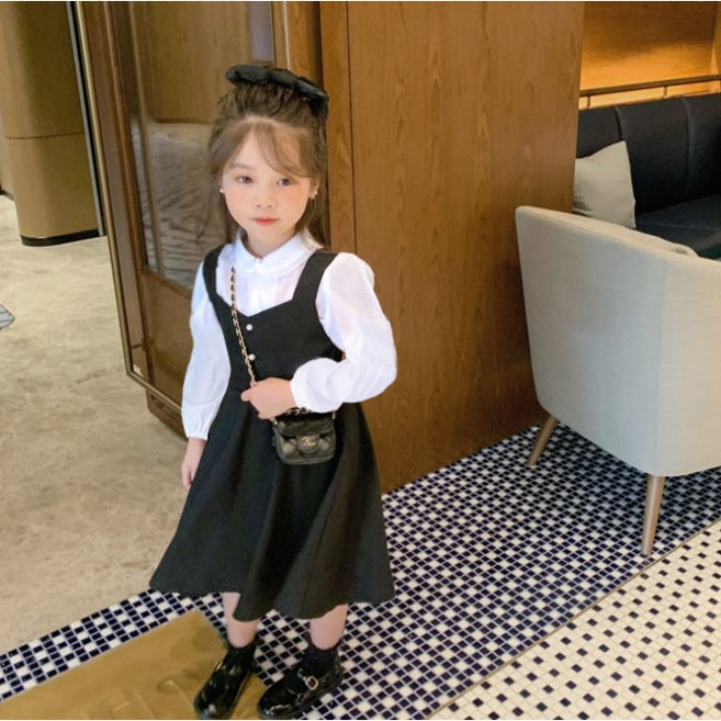 주니유니 블랙숙녀원피스세트 봄가을원피스 여아정장원피스 아동원피스 아동정장