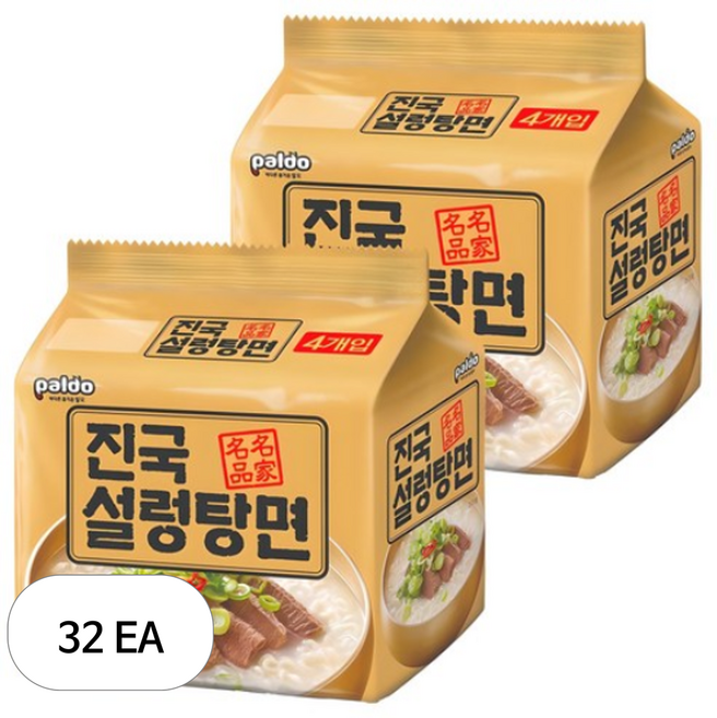 팔도 진국 설렁탕면 100g, 32개