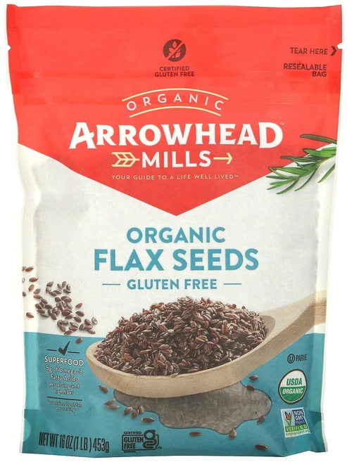 효과가좋습니다 Arrowhead Mills 유기농 아마씨 453g(16oz) 고급영양제, ArrowheadMills유기농아마씨453g16oz, 453g, 1개 - 쿠팡