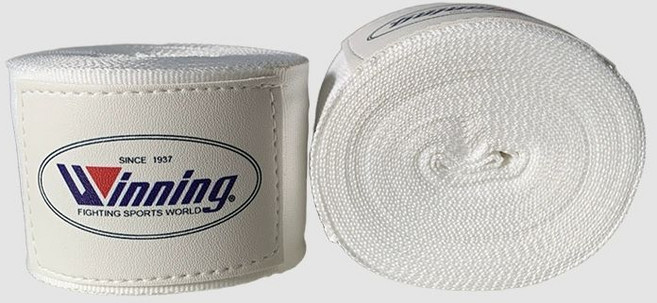 위닝 핸드랩 붕대 복싱 권투 격투기 프로 핸드스트랩 손 감싸는 붕대, 1개, 화이트 3M