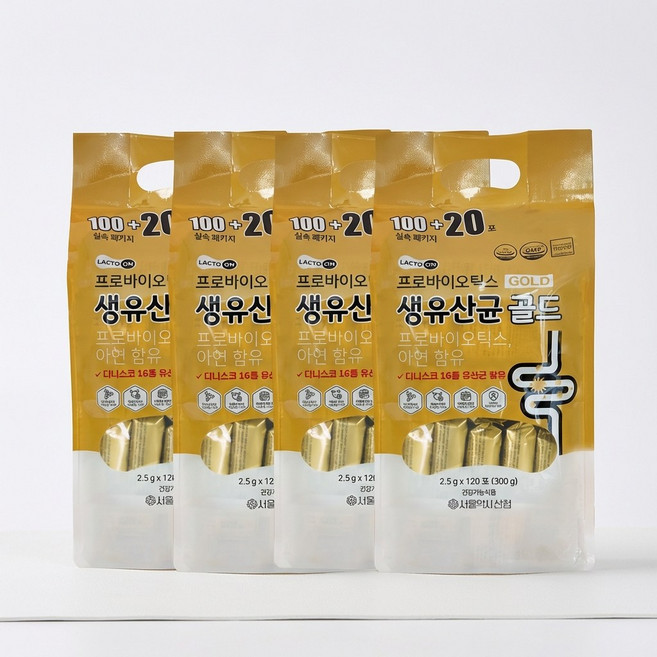 10 락토온 프로바이오틱스 생유산균 골드 120포 3세트 900g 4421585, 300g, 1개