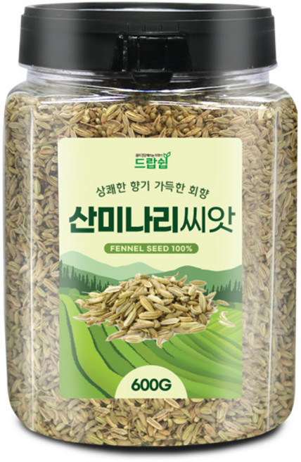 산미나리씨앗(인도) 600g(통) 회향 펜넬 씨드 허브차, 1개, 600g, 산미나리씨앗[인도] 600g[통]