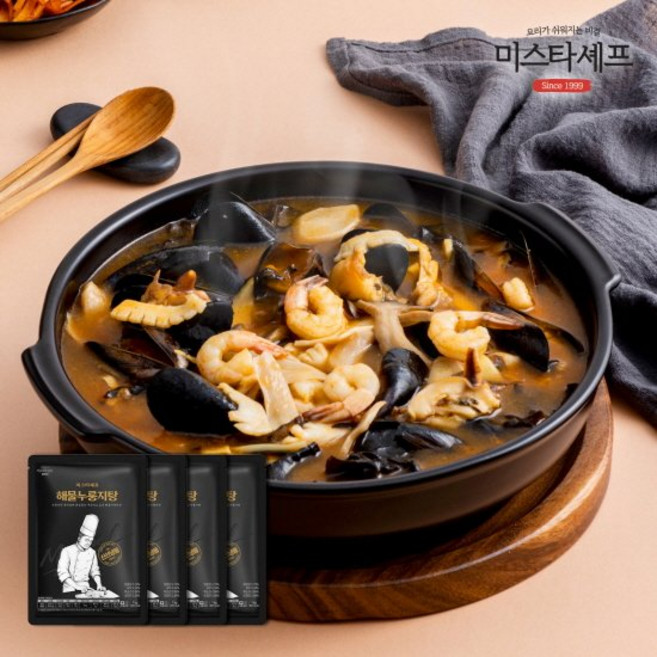 미스타셰프 해물누룽지탕, 3개, 1kg