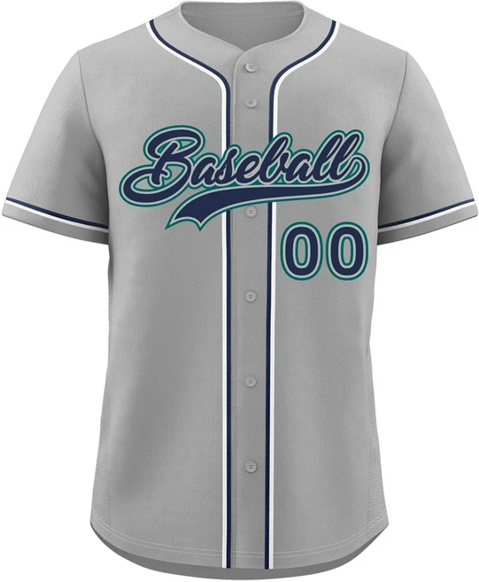 맞춤형 빈 야구 유니폼 미국 소프트볼 의류 인쇄 로고 이름 남성 스웨터 바느질, 05 Women-L, 04 Gray Navy-11