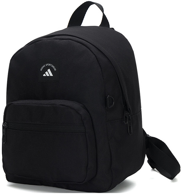 아디다스 여성 미니 BP 스포츠 백팩 KE4018, 1개, 블랙