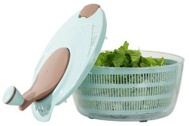 전동식 야채 탈수기 무선 자동 탈수, D669북유럽블루, 1개, D669 북유럽 블루