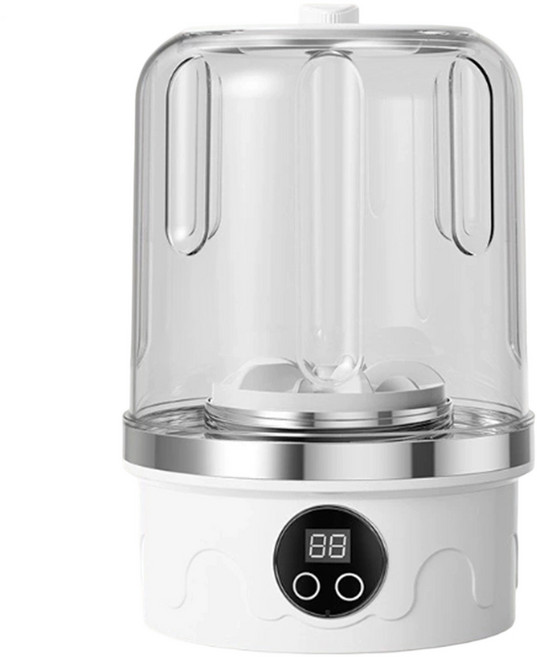 伊德萊斯 一體式迷你洗衣機 1500ML 內衣褲洗衣機 小型洗衣機(交換禮物), 白色, 洗衣機