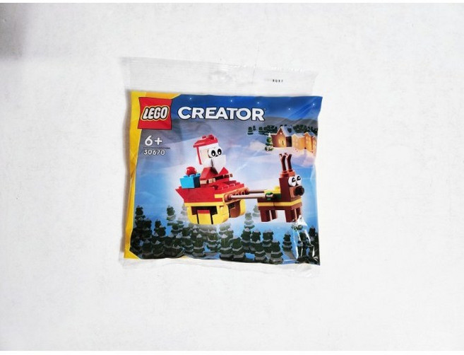 레고 30670 크리에이터 산타 썰매 타기 (폴리백), 1개