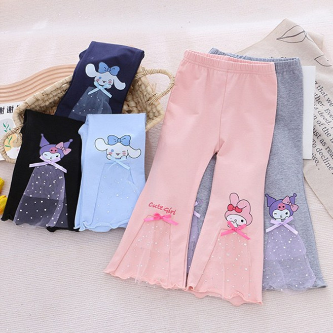 [스타몰] 26SS 최신상 여아 캐릭터 봄가을 9부 스판 레깅스 등원룩 선물추천+ 헤어끈 증정