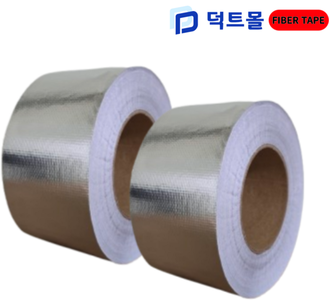 덕트몰 고강도 고인장력 화이바(FIBER) 유리섬유(GLASSWOOL) 점착 테이프, 폭75mm X 길이50M, 1개