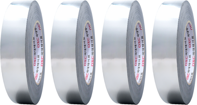 [당일발송] 알루미늄테이프 24mm x 50M 4개입/ 은박 덕트 닥트 싱크대 연통, 4개