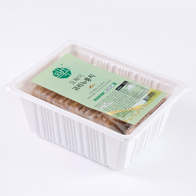 오복이 얇고 부드러운 수제 현미 누룽지, 귀리, 500g, 1개