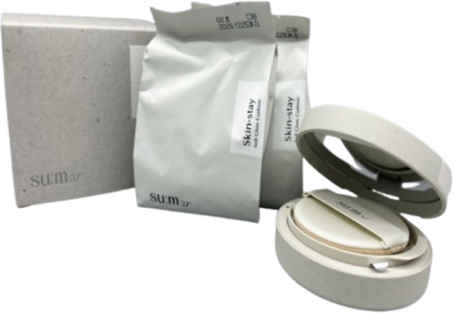 숨37도 스킨 스테이 소프트 글로우 쿠션 기획세트, 1개, 1호