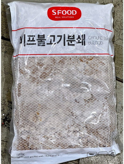 비프불고기 (에쓰푸드 냉동 분쇄 1K) X10, 1kg