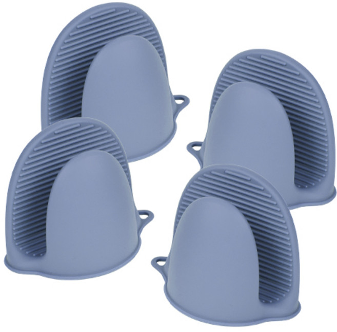 국산 실리팟 실리콘 주방 오븐 장갑 양손 세트, 블루, 2세트