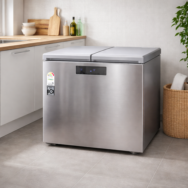 [10% 환급가전] LG전자 디오스 김치톡톡 217L 뚜껑식 2도어 김치냉장고, 퓨어, K225MB131