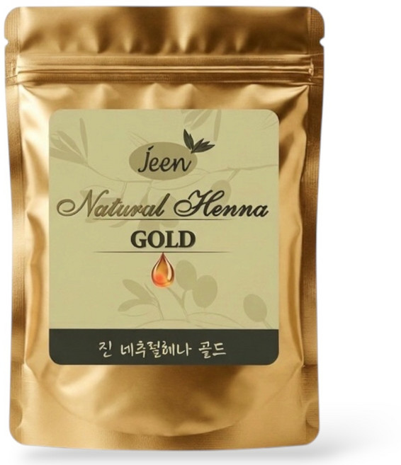 [JEEN] 진 헤나 천연 헤나 염색약 새치커버, 네추럴 브라운, 1개